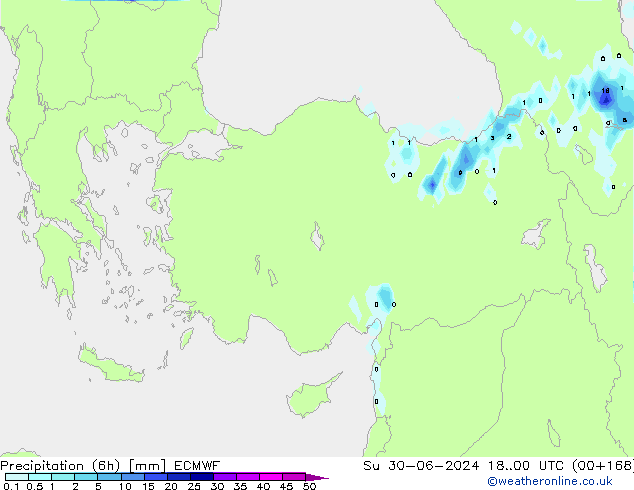 Z500/Rain (+SLP)/Z850 ECMWF Вс 30.06.2024 00 UTC