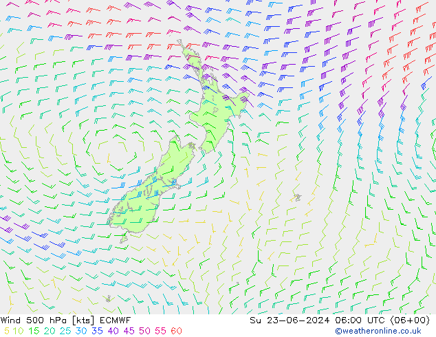  500 hPa ECMWF  23.06.2024 06 UTC