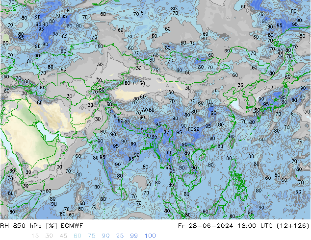 850 hPa Nispi Nem ECMWF Cu 28.06.2024 18 UTC