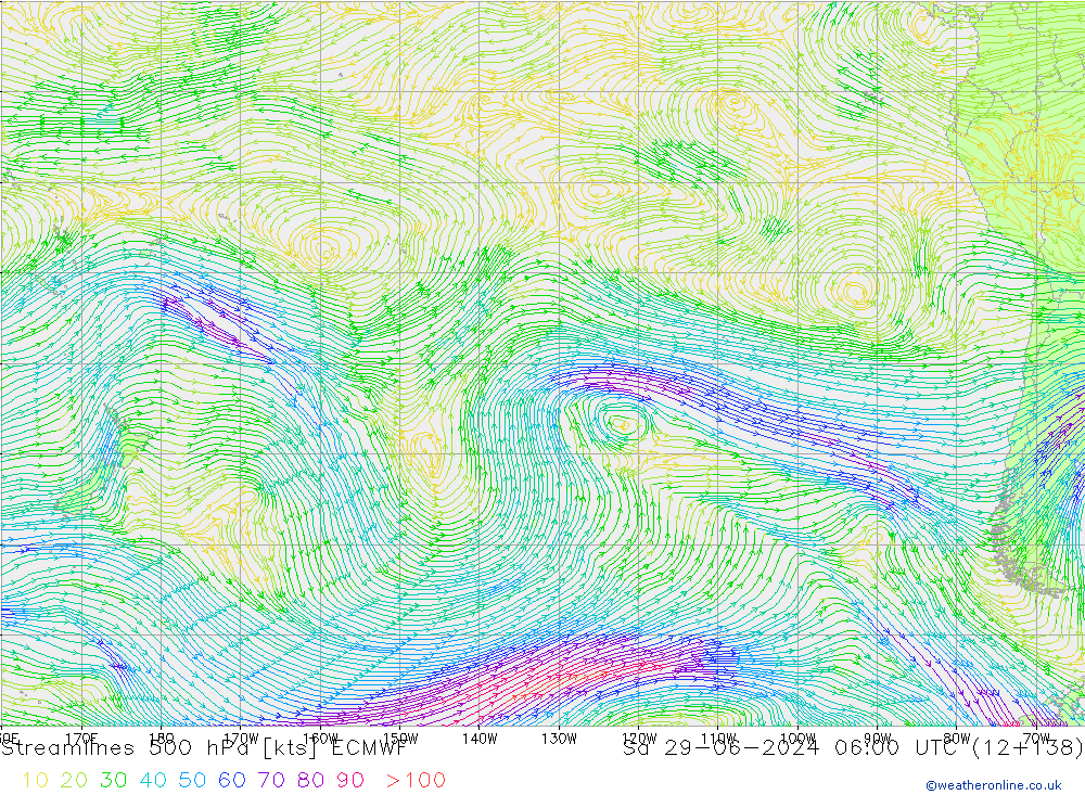  500 hPa ECMWF  29.06.2024 06 UTC