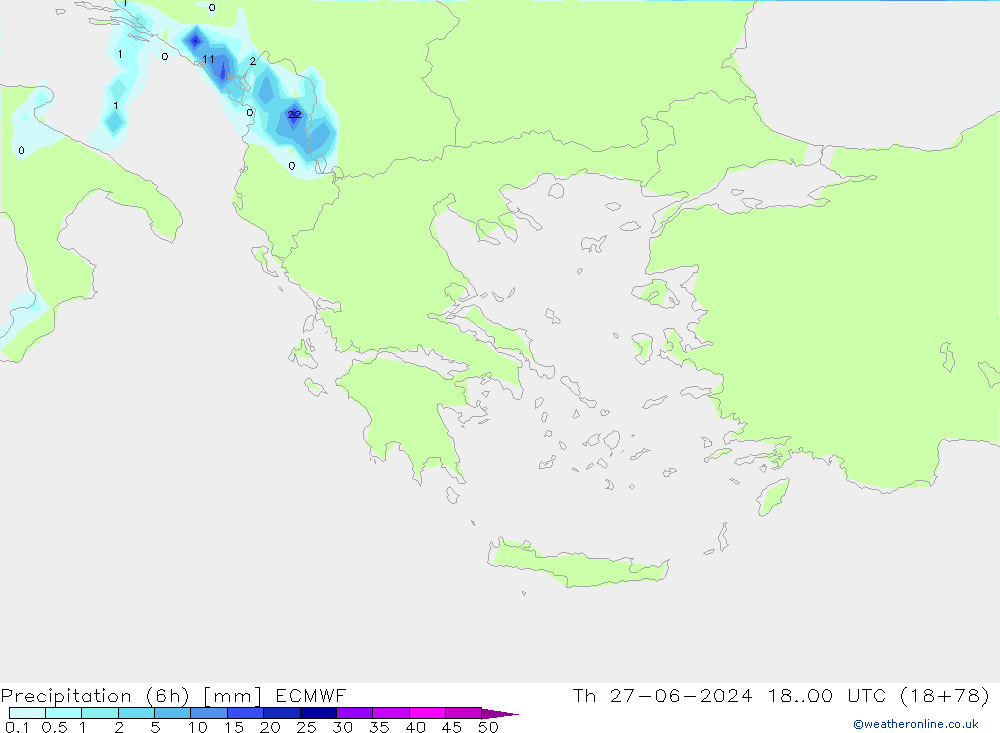 Z500/Rain (+SLP)/Z850 ECMWF Th 27.06.2024 00 UTC