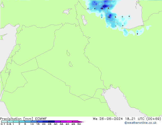 precipitação ECMWF Qua 26.06.2024 21 UTC