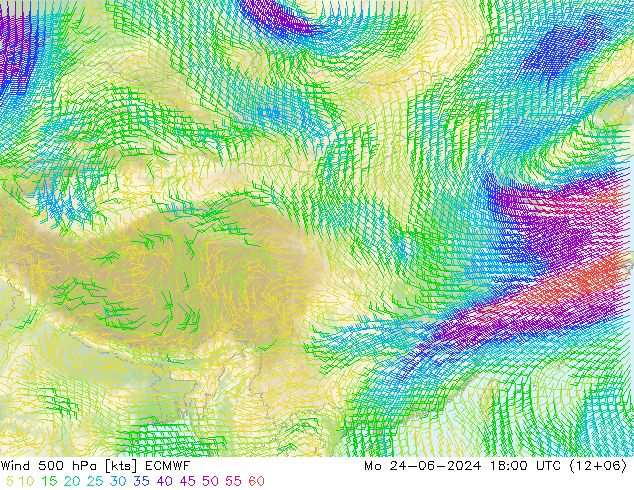  500 hPa ECMWF  24.06.2024 18 UTC