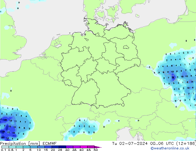 Precipitación ECMWF mar 02.07.2024 06 UTC