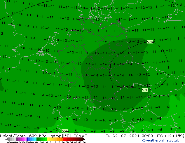 Z500/Rain (+SLP)/Z850 ECMWF  02.07.2024 00 UTC