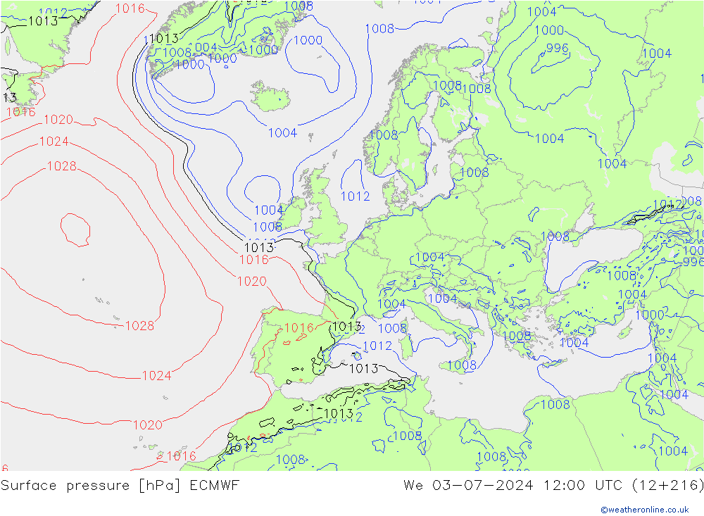      ECMWF  03.07.2024 12 UTC