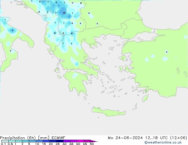 Z500/Rain (+SLP)/Z850 ECMWF lun 24.06.2024 18 UTC