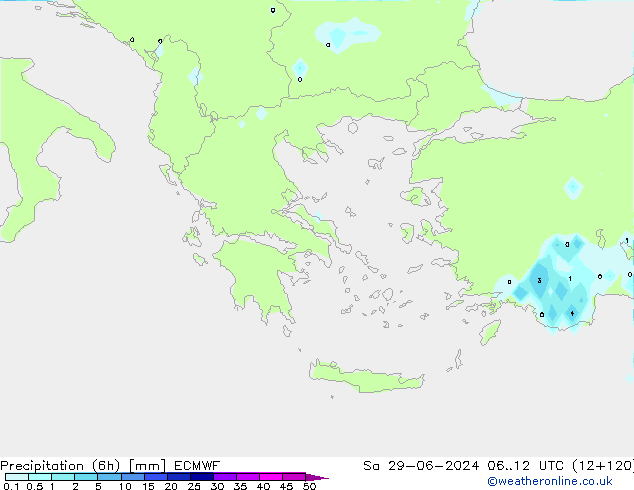 Z500/Rain (+SLP)/Z850 ECMWF сб 29.06.2024 12 UTC