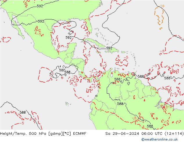 Z500/Rain (+SLP)/Z850 ECMWF ��� 29.06.2024 06 UTC
