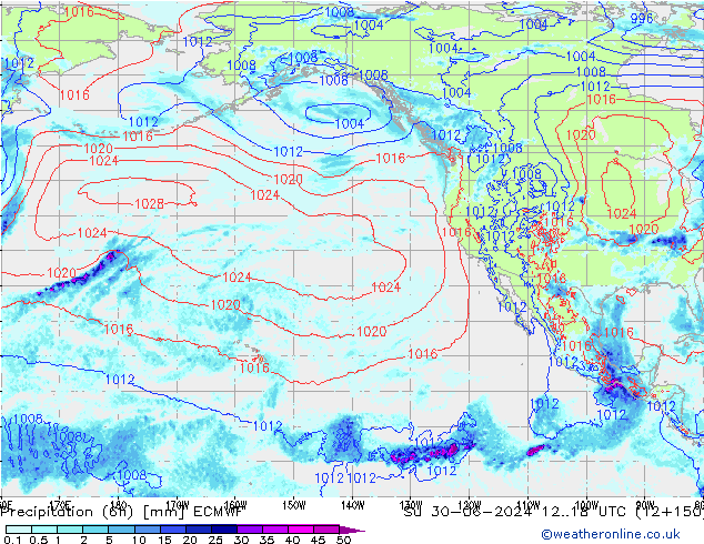 Z500/Rain (+SLP)/Z850 ECMWF  30.06.2024 18 UTC