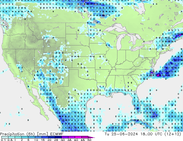 Z500/Yağmur (+YB)/Z850 ECMWF Sa 25.06.2024 00 UTC