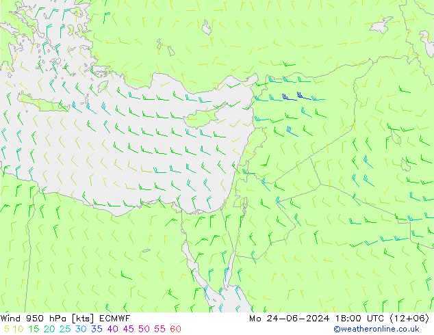  950 hPa ECMWF  24.06.2024 18 UTC