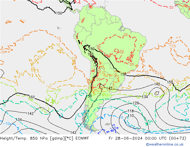 Z500/Regen(+SLP)/Z850 ECMWF vr 28.06.2024 00 UTC