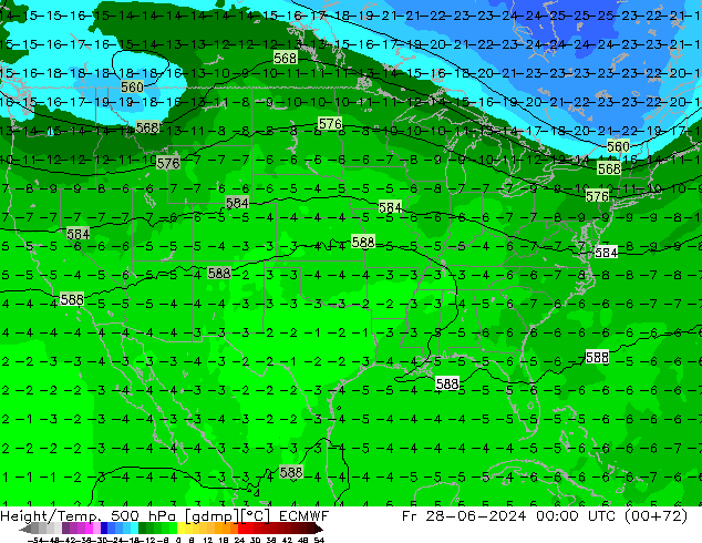 Z500/Rain (+SLP)/Z850 ECMWF Fr 28.06.2024 00 UTC