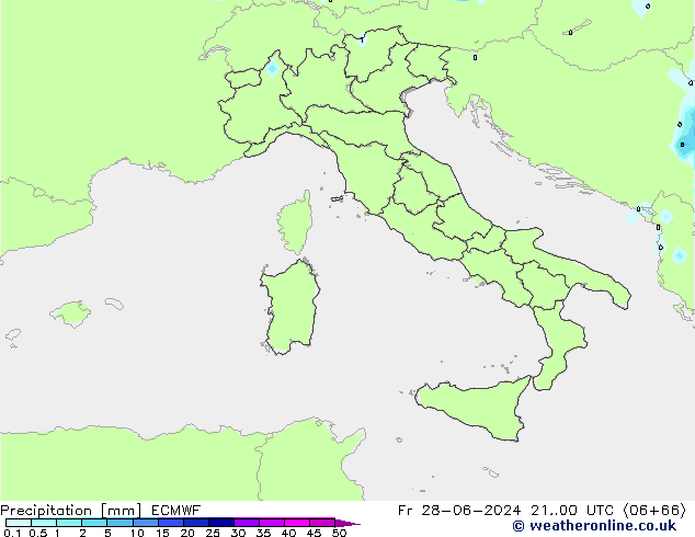 Precipitación ECMWF vie 28.06.2024 00 UTC