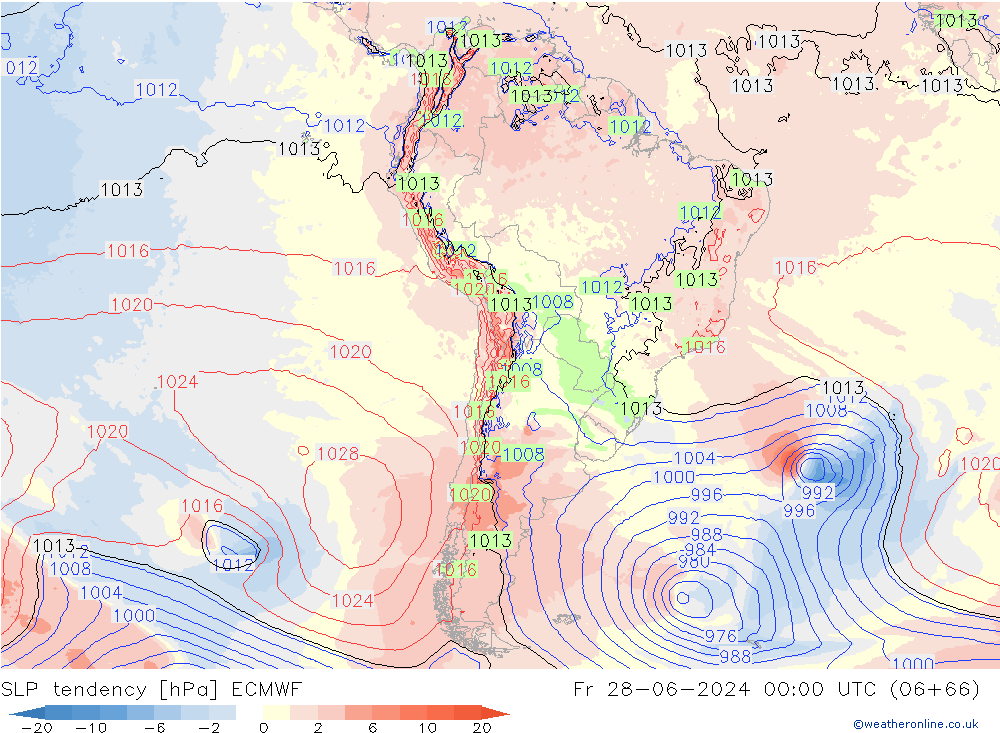 tendencja ECMWF pt. 28.06.2024 00 UTC