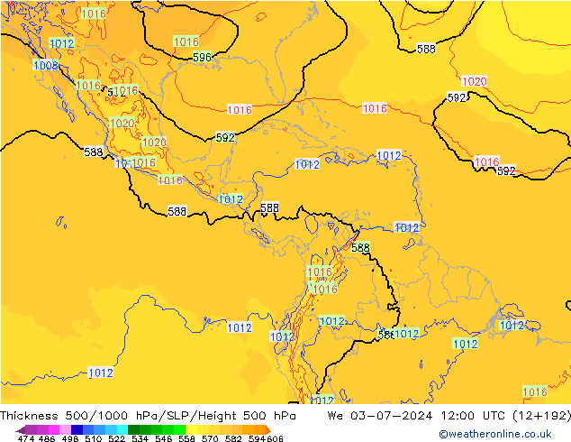 Thck 500-1000hPa ECMWF We 03.07.2024 12 UTC