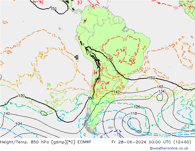 Z500/Rain (+SLP)/Z850 ECMWF Fr 28.06.2024 00 UTC