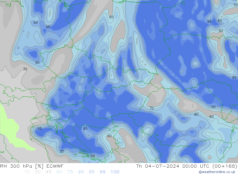 300 hPa Nispi Nem ECMWF Per 04.07.2024 00 UTC