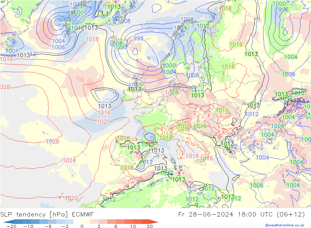 变压 ECMWF 星期五 28.06.2024 18 UTC