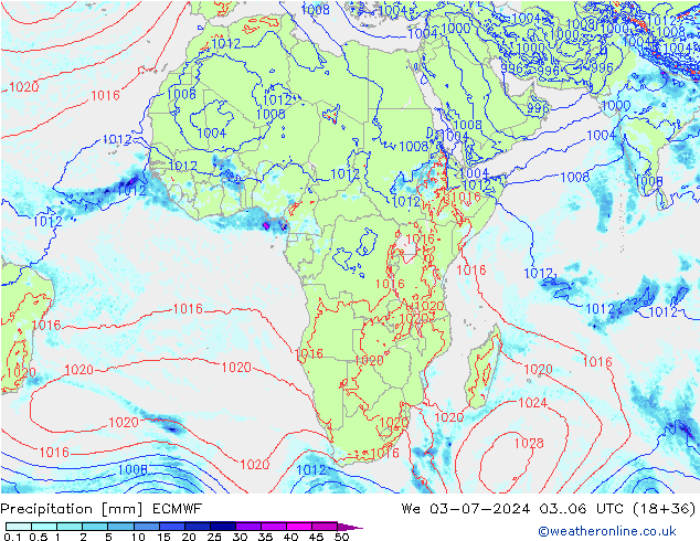 Neerslag ECMWF wo 03.07.2024 06 UTC