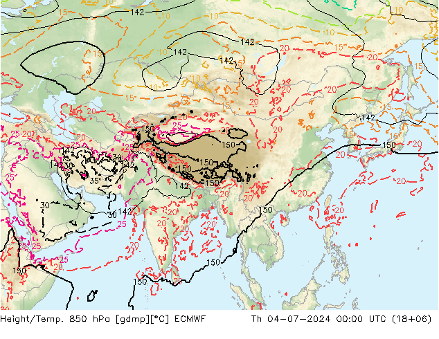 Z500/Regen(+SLP)/Z850 ECMWF do 04.07.2024 00 UTC