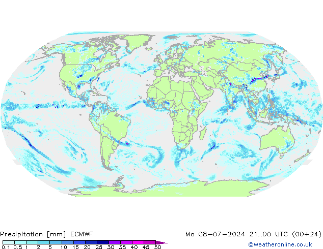 Neerslag ECMWF ma 08.07.2024 00 UTC