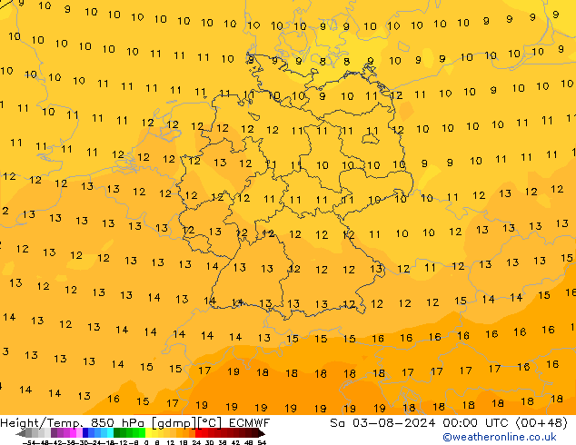 Z500/Regen(+SLP)/Z850 ECMWF za 03.08.2024 00 UTC