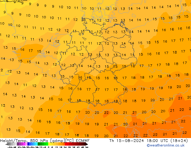 Z500/Regen(+SLP)/Z850 ECMWF do 15.08.2024 18 UTC