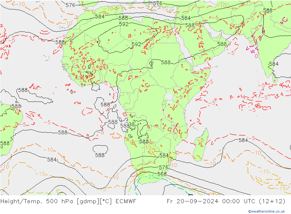 Z500/Rain (+SLP)/Z850 ECMWF Fr 20.09.2024 00 UTC