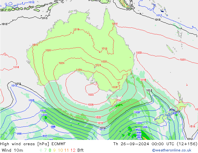 Sturmfelder ECMWF Do 26.09.2024 00 UTC