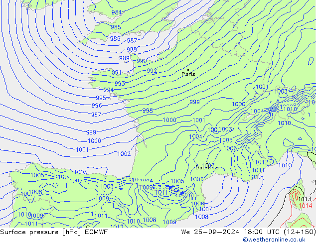      ECMWF  25.09.2024 18 UTC