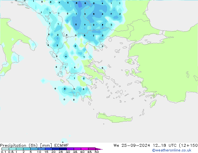 Z500/Rain (+SLP)/Z850 ECMWF We 25.09.2024 18 UTC