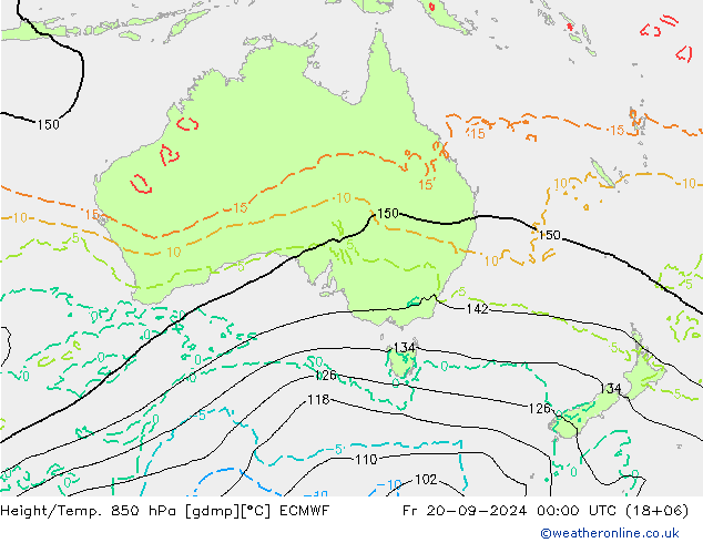 Z500/Rain (+SLP)/Z850 ECMWF Pá 20.09.2024 00 UTC