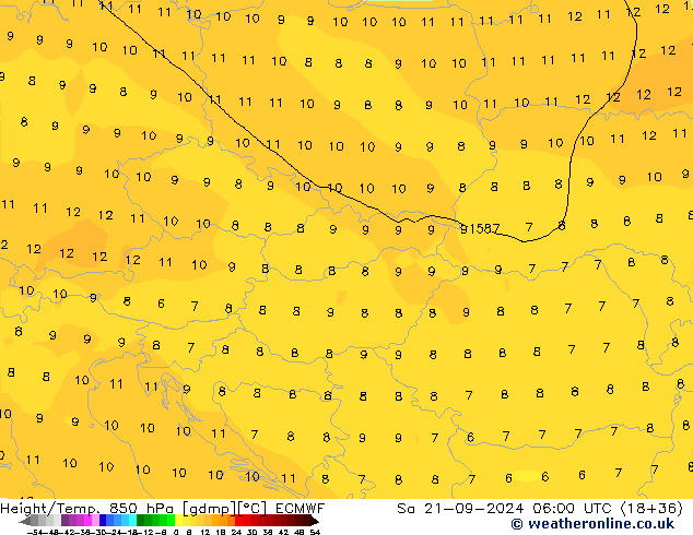 Z500/Rain (+SLP)/Z850 ECMWF  21.09.2024 06 UTC