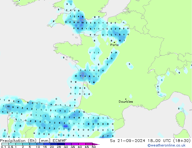 Z500/Rain (+SLP)/Z850 ECMWF Sa 21.09.2024 00 UTC