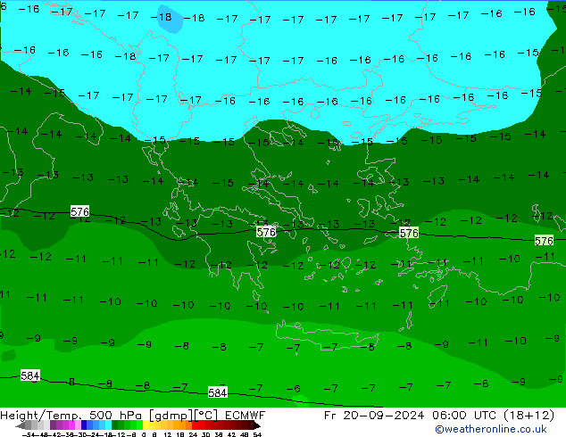 Z500/Rain (+SLP)/Z850 ECMWF vie 20.09.2024 06 UTC