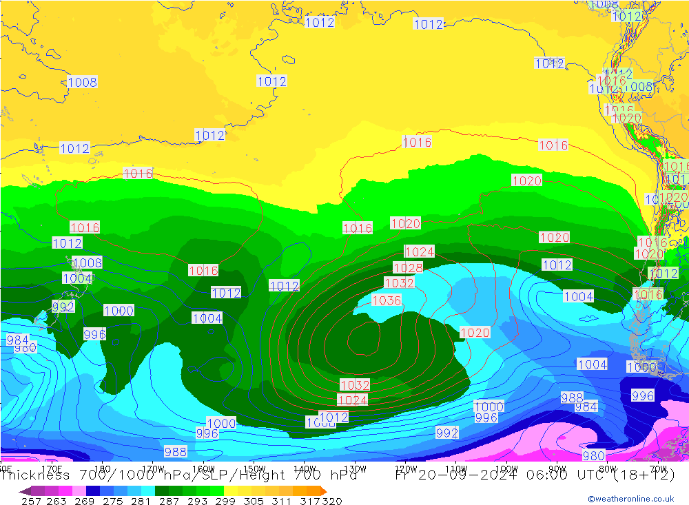 Thck 700-1000 hPa ECMWF Pá 20.09.2024 06 UTC