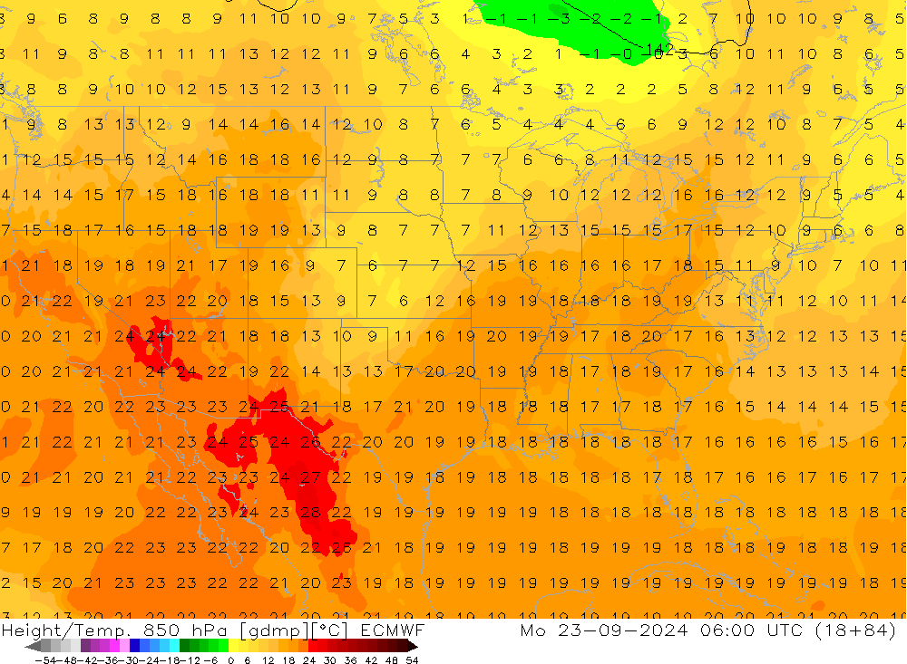 Z500/Rain (+SLP)/Z850 ECMWF lun 23.09.2024 06 UTC