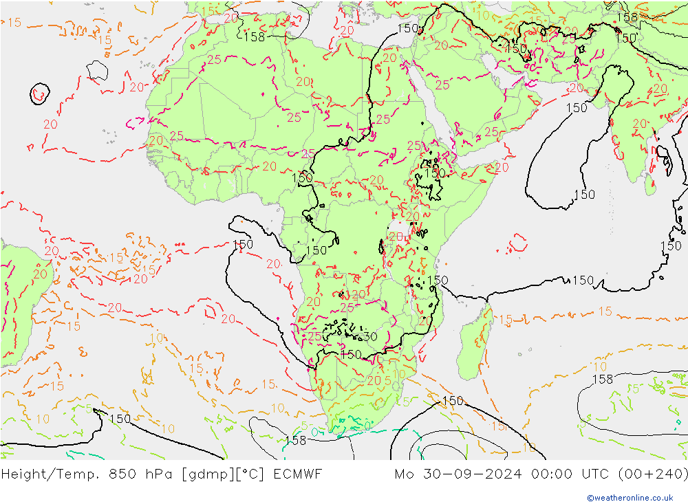 Z500/Rain (+SLP)/Z850 ECMWF Mo 30.09.2024 00 UTC