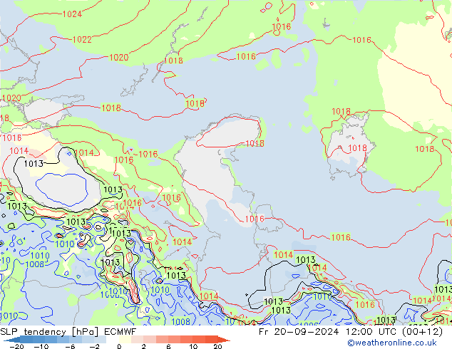 tendencja ECMWF pt. 20.09.2024 12 UTC