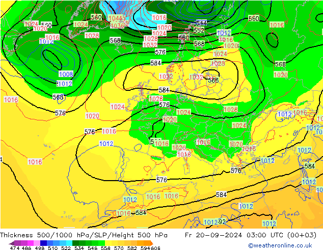 Thck 500-1000hPa ECMWF Fr 20.09.2024 03 UTC