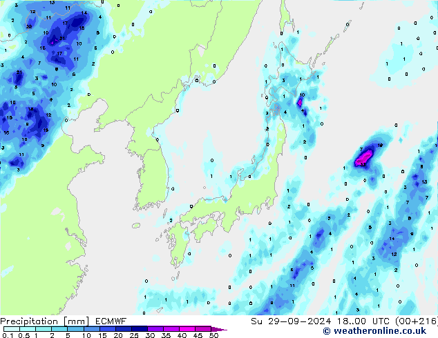 opad ECMWF nie. 29.09.2024 00 UTC