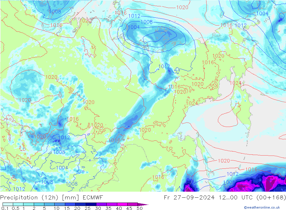 opad (12h) ECMWF pt. 27.09.2024 00 UTC