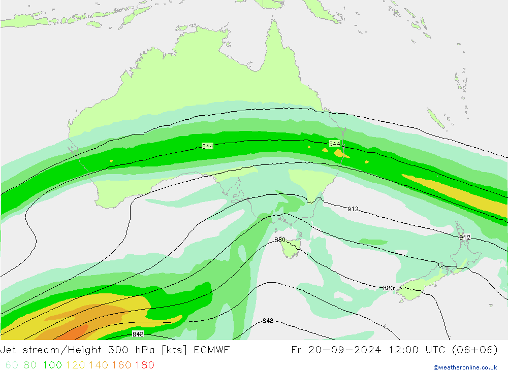 джет ECMWF пт 20.09.2024 12 UTC