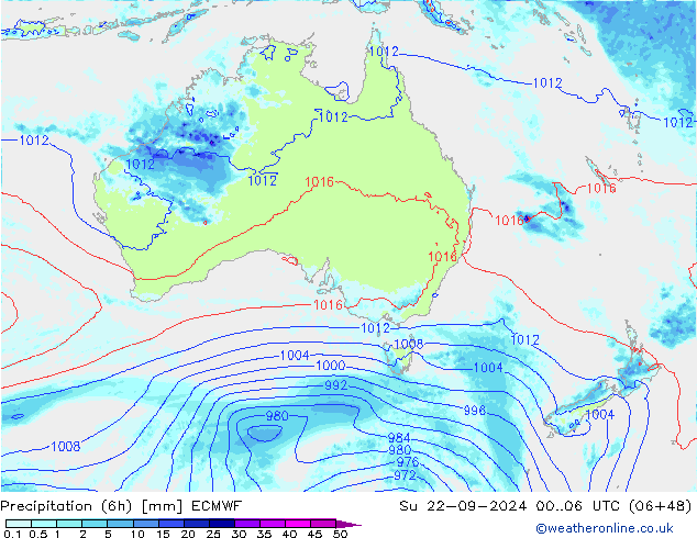 Z500/Rain (+SLP)/Z850 ECMWF Ne 22.09.2024 06 UTC