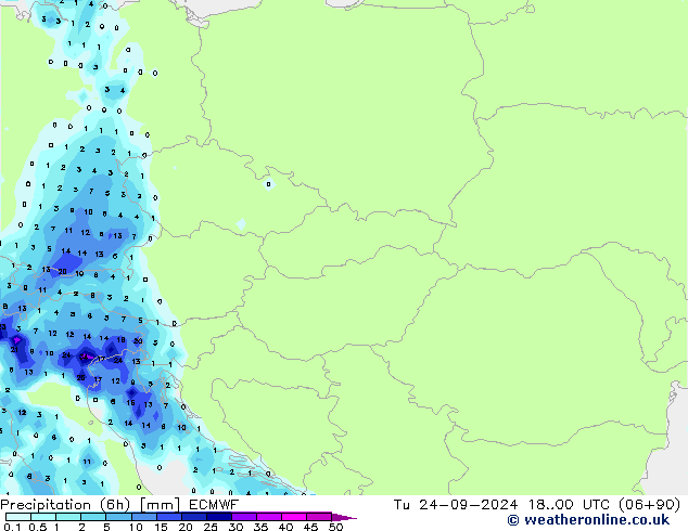 Z500/Rain (+SLP)/Z850 ECMWF mar 24.09.2024 00 UTC