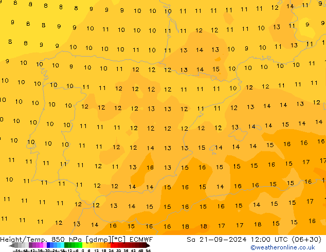 Z500/Rain (+SLP)/Z850 ECMWF Sa 21.09.2024 12 UTC