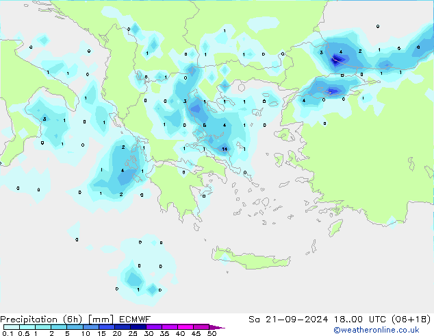 Z500/Regen(+SLP)/Z850 ECMWF za 21.09.2024 00 UTC