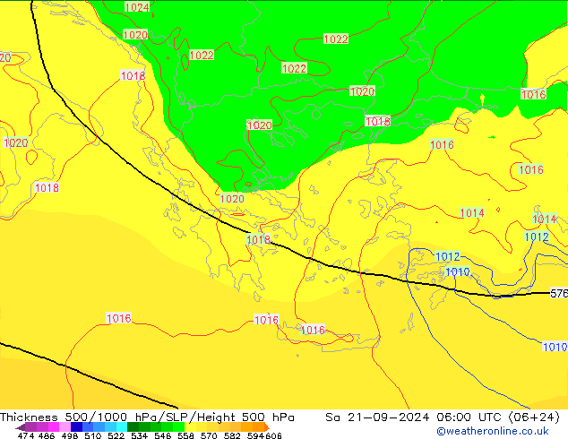 Thck 500-1000hPa ECMWF Sáb 21.09.2024 06 UTC